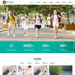 企业网站网页源码欧美前端模板